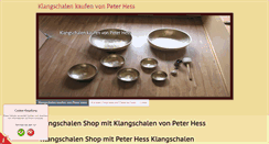 Desktop Screenshot of klangschalenverkauf.de